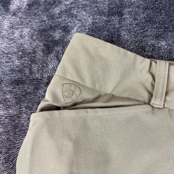 Ariat Riding Leggings Women's 28 Knee Patches Breeches Pro Series Brown - Picture 3 of 14